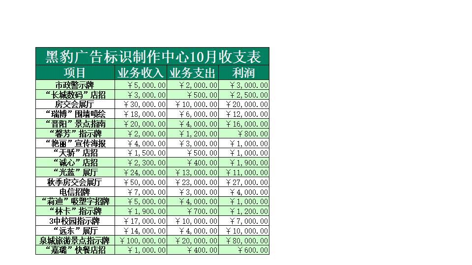 公司收支表.xls
