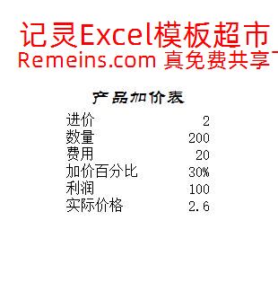加价表.xls