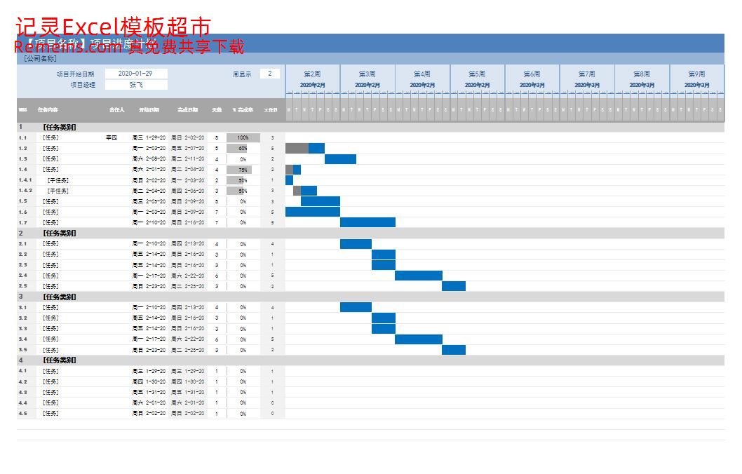 甘特图126.xlsx