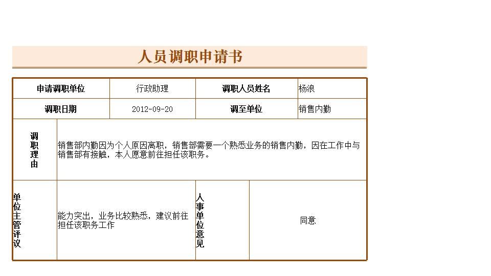 人员调职申请书.xlsx