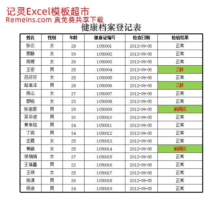 健康档案登记表1.xlsx
