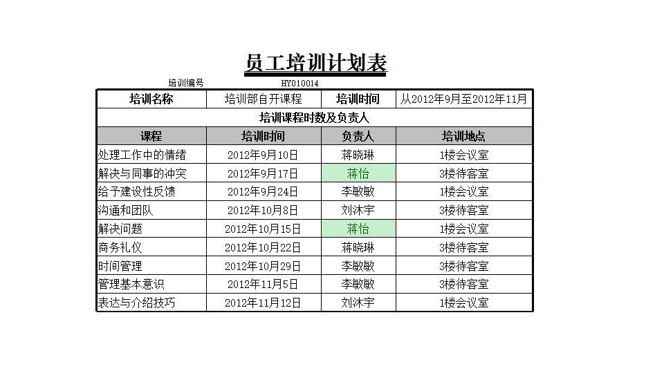 员工培训计划表.xlsx