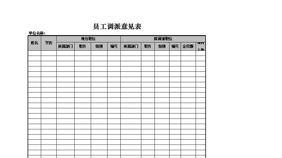 员工调派意见表.xlsx