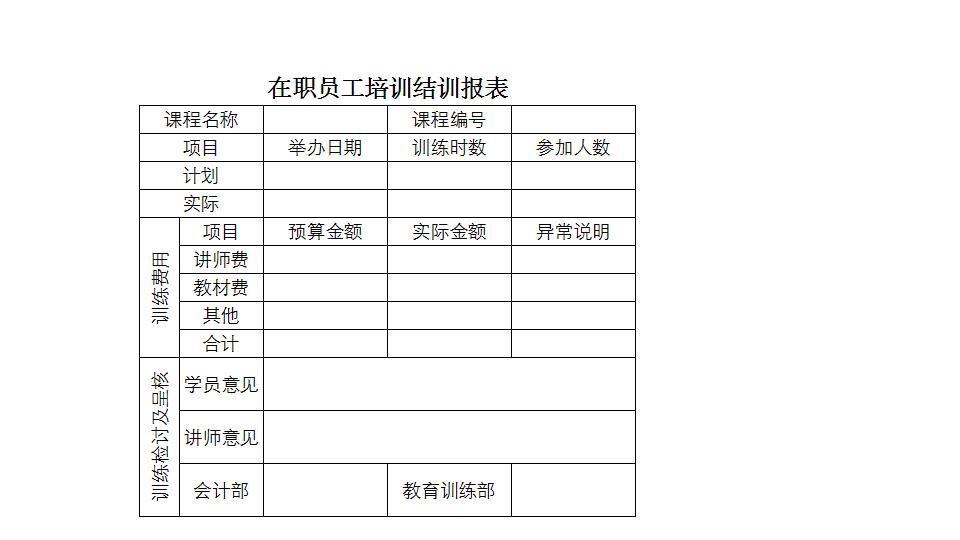 在职员工培训结训报表.xlsx