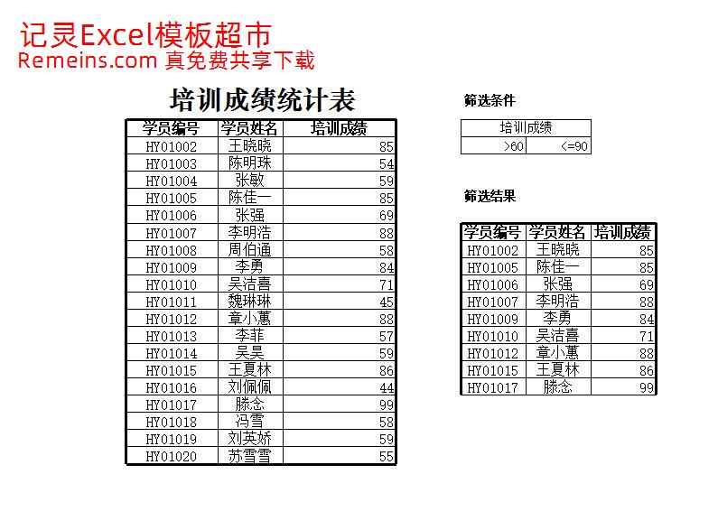 培训成绩查询表.xlsx