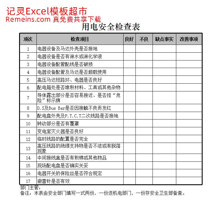 用电安全检查表.xlsx