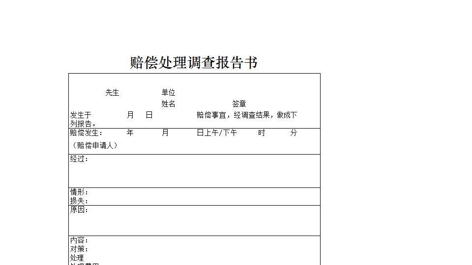 赔偿处理调查报告书.xlsx