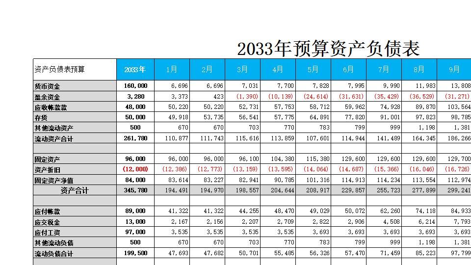 预算资产负债表.xlsx