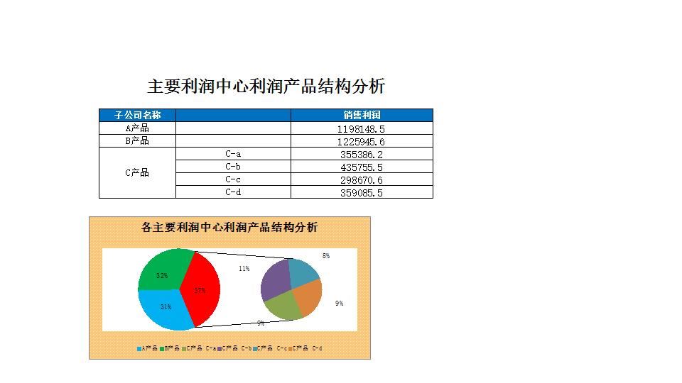 主要利润中心利润产品结构图.xlsx