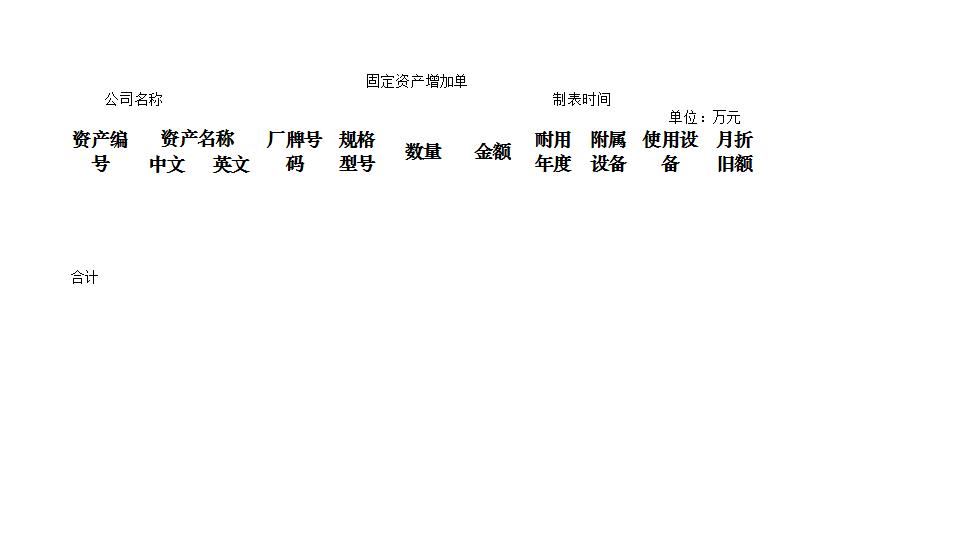固定资产减损单.xlsx