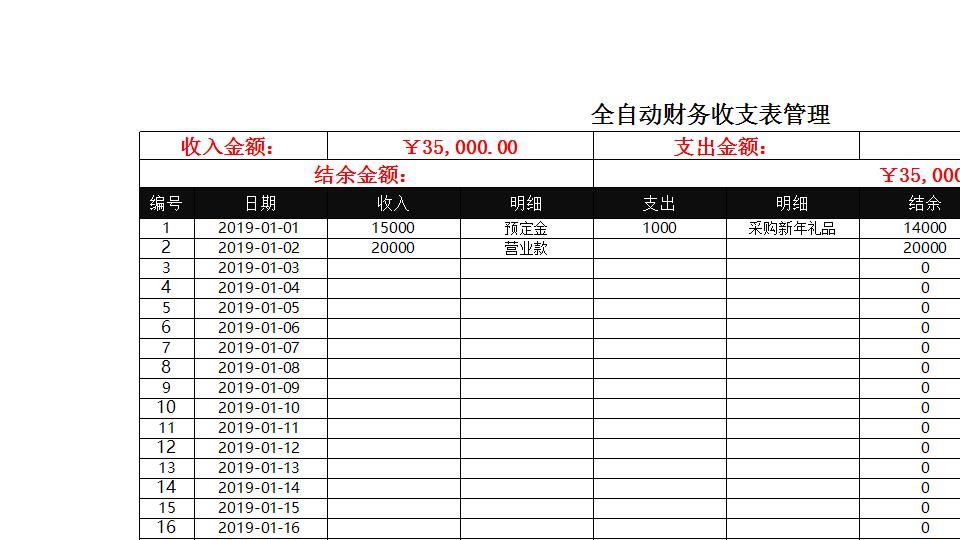 财务收支表管理.xlsx