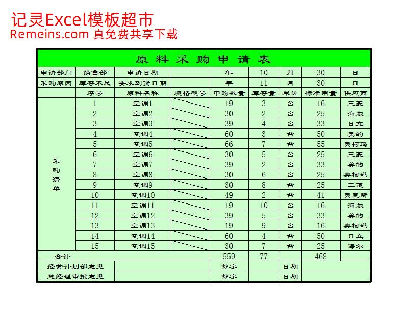 企业原料采购登记表1.xlsx