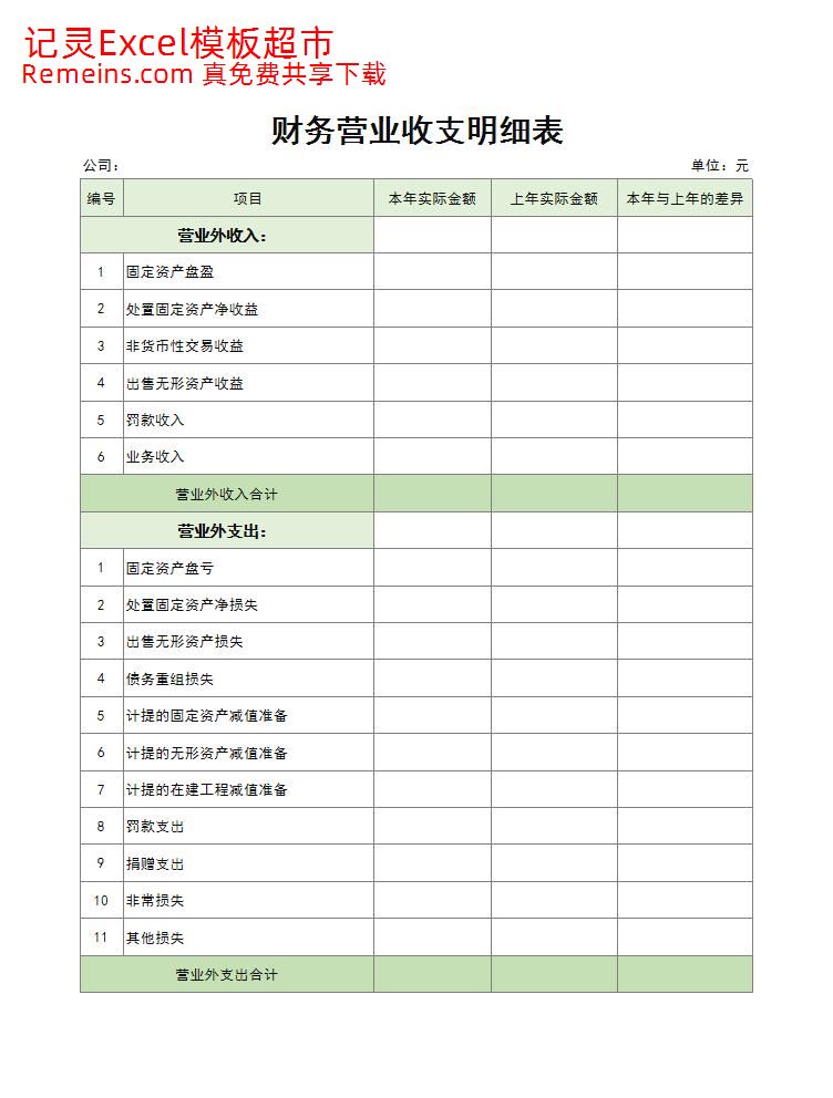 营业收支明细表.xlsx