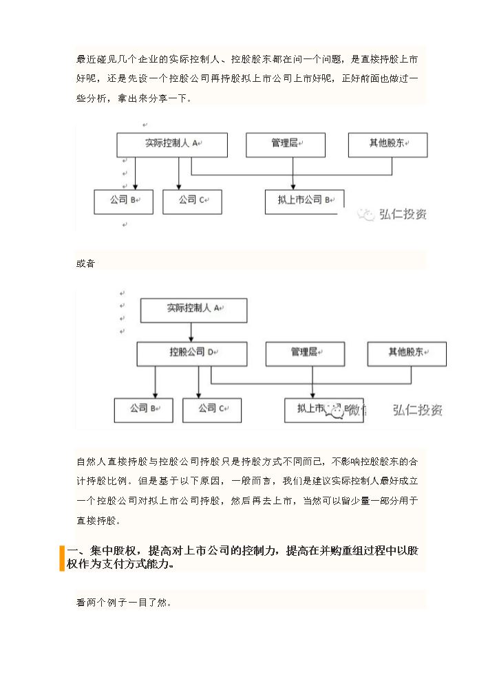 新三板IPO：拟上市公司股权结构顶层设计方案.docx