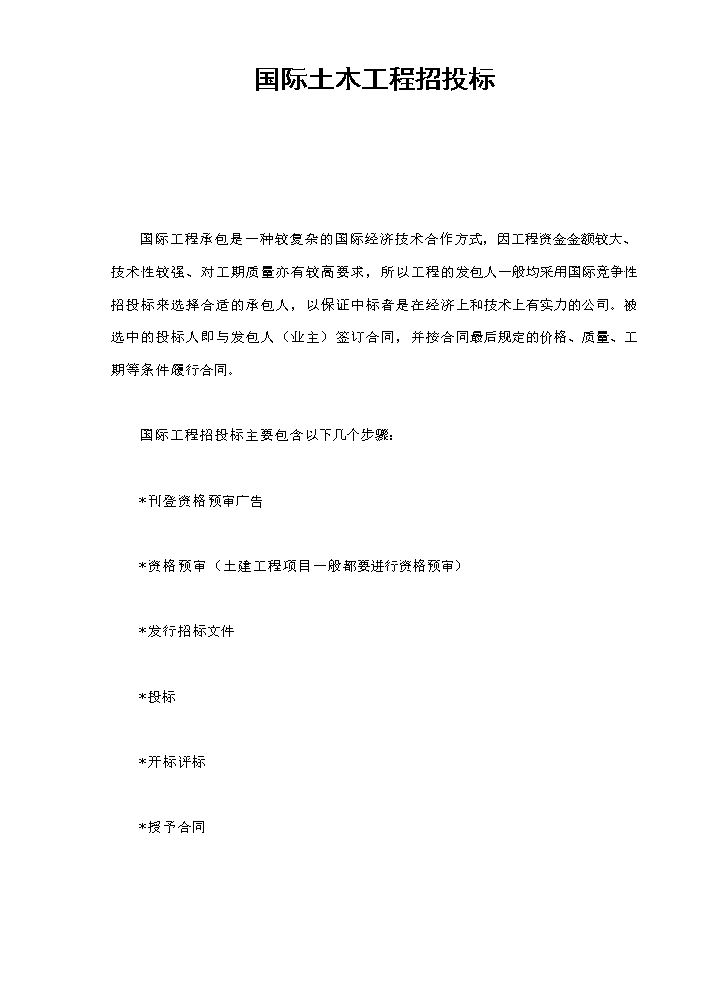 国际土木工程招投标.doc